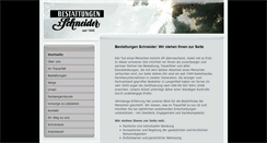 Desktop Screenshot of bestattungen-schneider.com